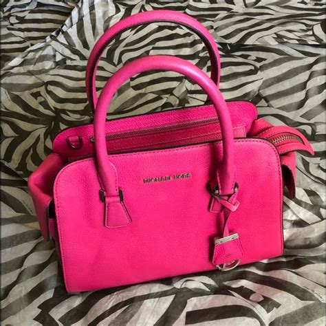 michael kors small pink handbag|michael kors hot pink handbags.